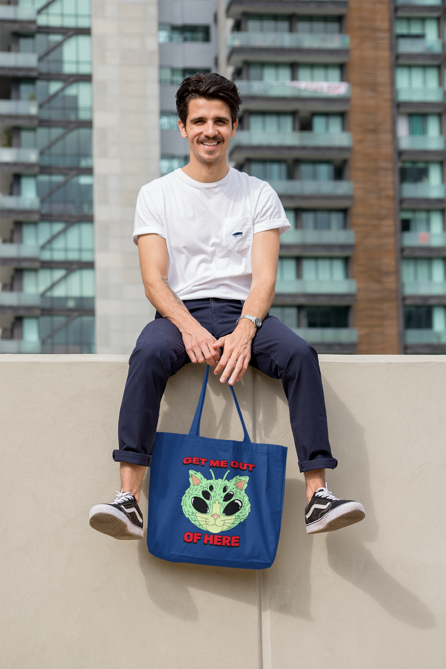 Tote Bag: "Get me out of here"